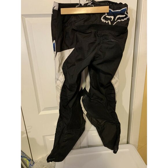 Fox Racing Bike Motocross Black White Blue Pants Men’s Sz 28 - Picture 11 of 11